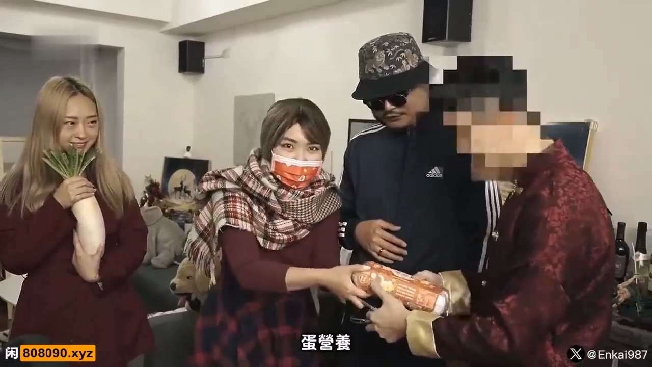 恩凯Enkai突袭推主家EP2约两位痴女到Svet家玩3P20240911